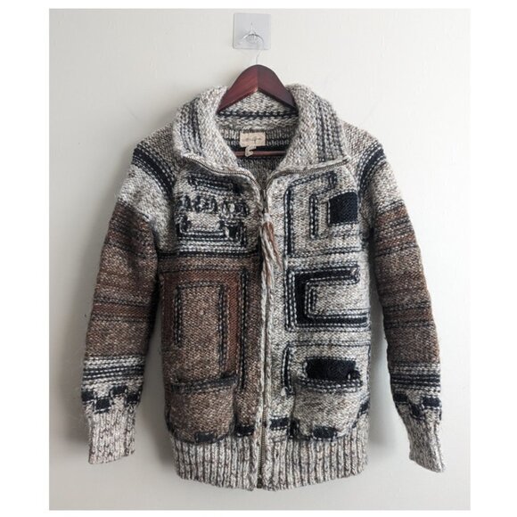 Wilfred Free Wool Alpaca Zip Sweater - Picture 3 of 9